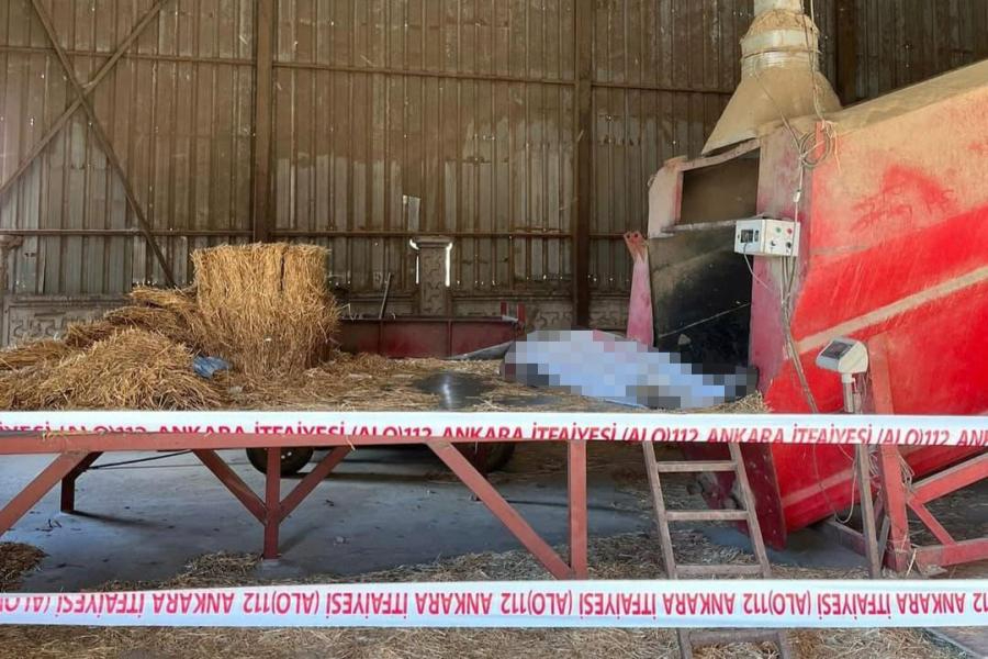 Ankara'da iş cinayeti: Yem makinesine düşen işçi hayatını kaybetti