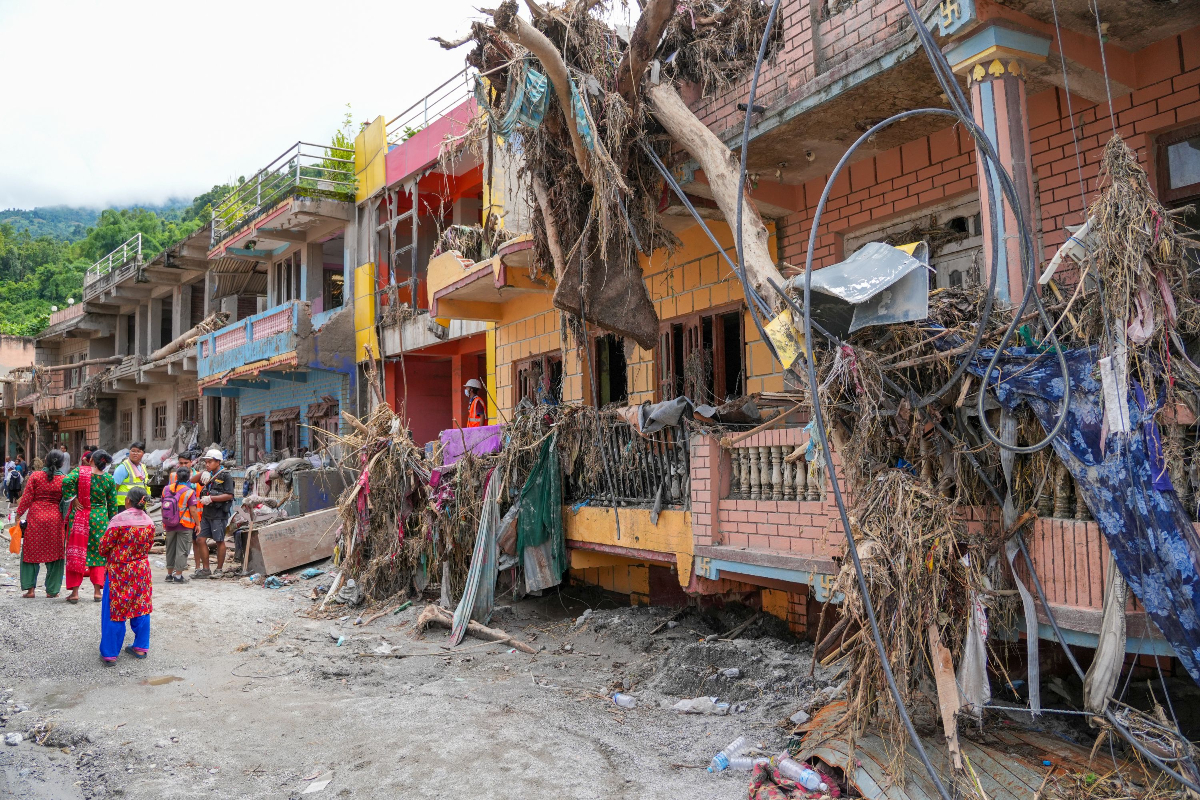 Nepal'deki selde feci bilanço: 1287 can kaybı, binlerce kayıp