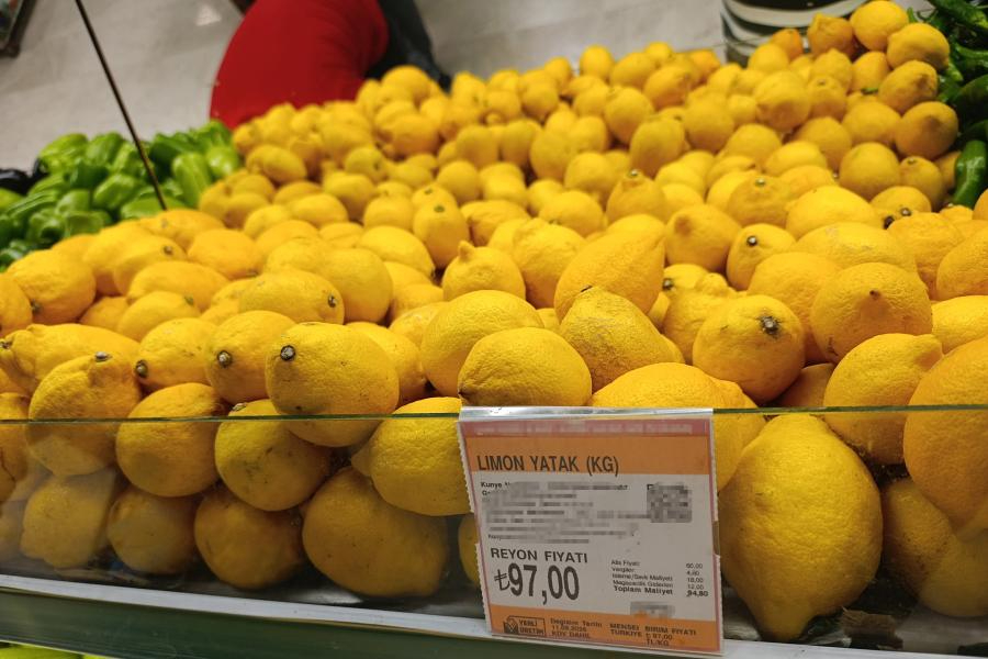 Dalında 5 TL olan limon, markette 20 katına satılıyor: Hem üretici hem yurttaş mağdur