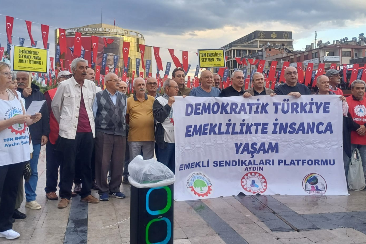 Aydın’da emeklilerden Ali Şekeroğlu açıklaması: “İnsanca ve onurumuzla yaşamak istiyoruz”