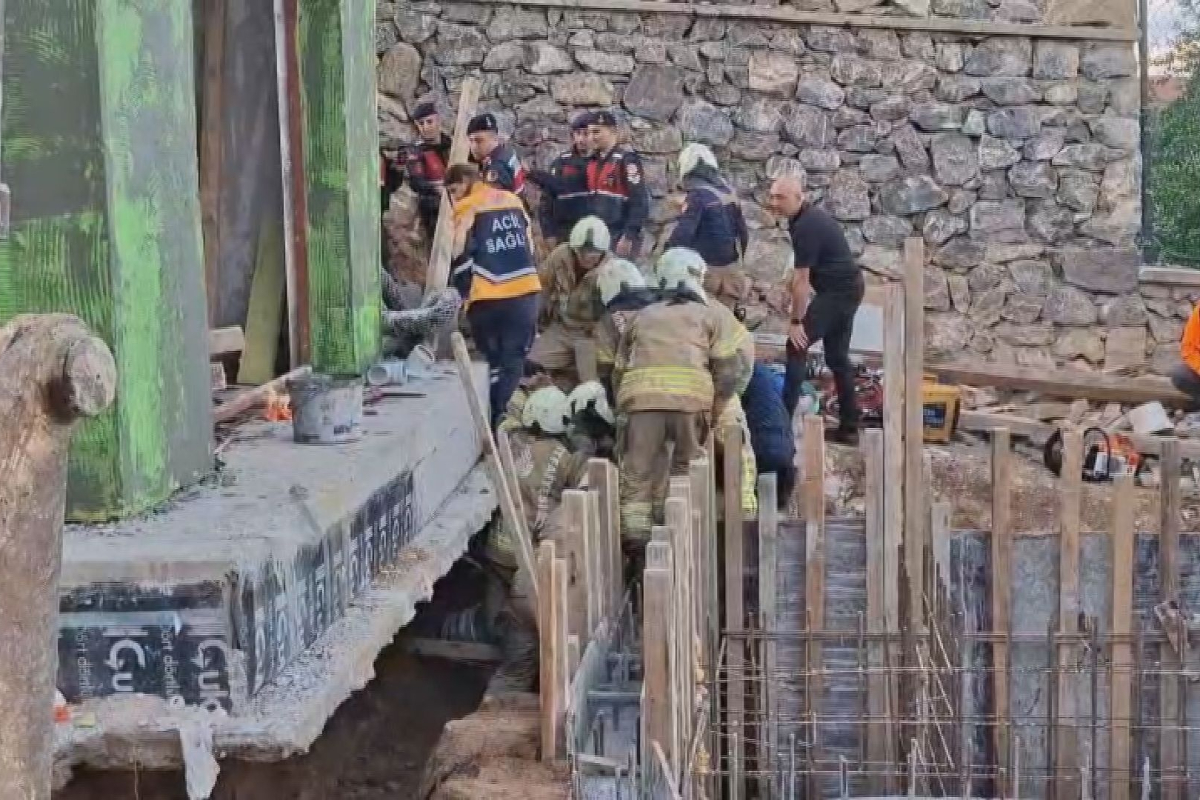 Çekmeköy’de iş kazası: Göçük altında kalan işçi yaralandı