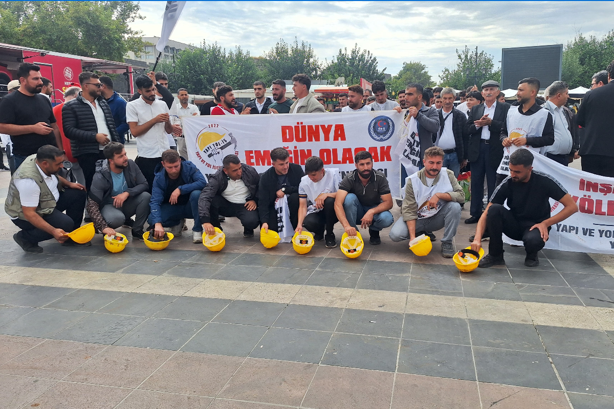 Direnen inşaat işçilerine: Hepimizin kaderi birdir