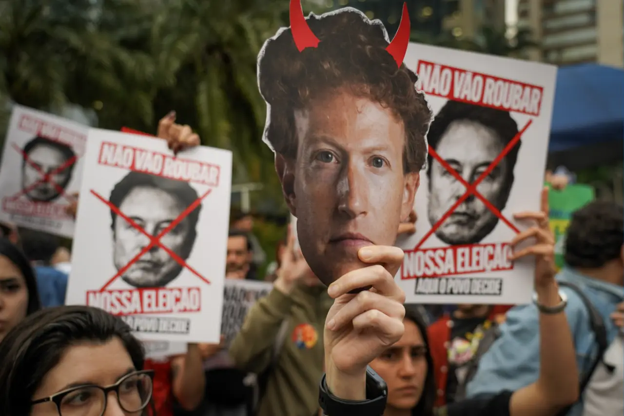 Brezilya'da Meta'nın sansürüne karşı protesto gösterisi düzenlendi