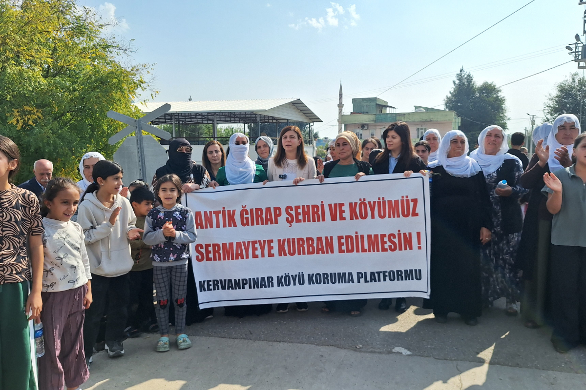 Kervanpınar’da GES talanına karşı direniş sürüyor: “Toprağımızı ve tarihimizi sermayeye kurban etmeyeceğiz”