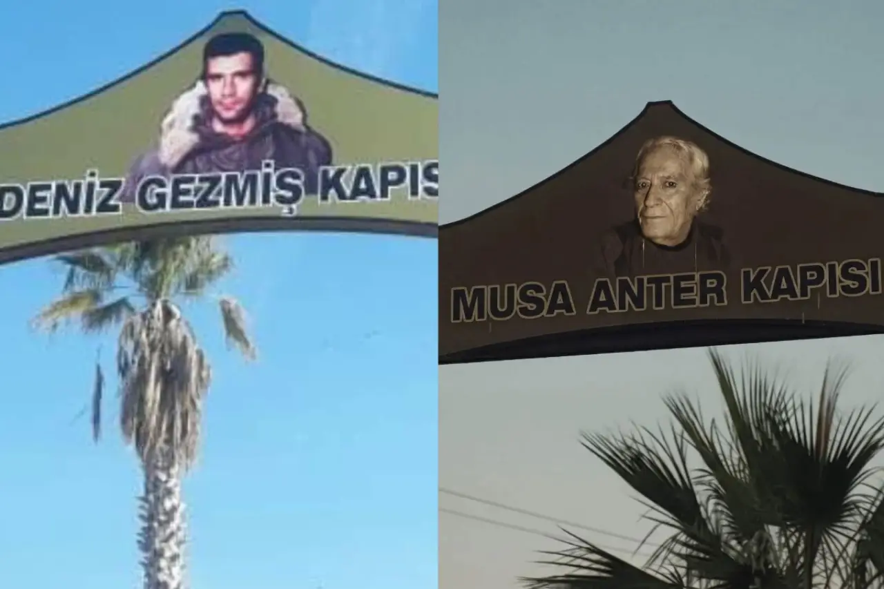 Menemen Belediyesinden tartışmalı karar: Deniz Gezmiş ve Musa Anter'in isimleri parkın giriş kapılarından kaldırıldı