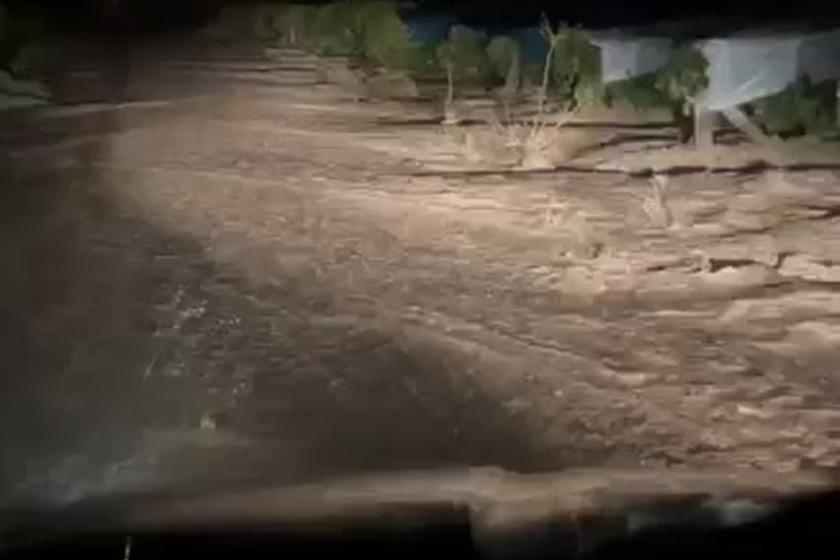 Elazığ'da sağanak sele neden oldu, üzüm bağları su altında kaldı