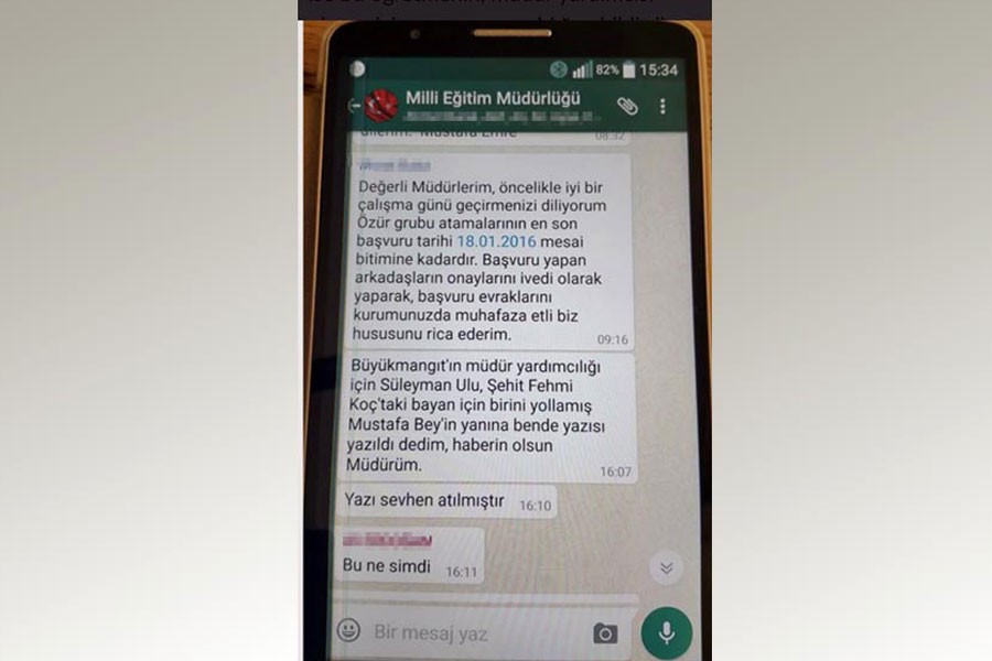 CHP’li Baydar, WhatsApp’a düşen torpil mesajını sordu