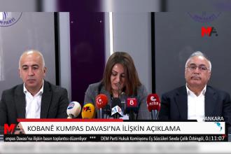 DEM Parti’den Kobanê Davası açıklaması: Yarın saat 10.00'da Sincan'da olacağız