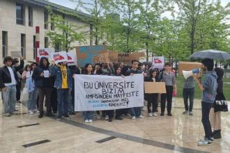 Bilkent öğrencilerinden bahar şenliği protestosu