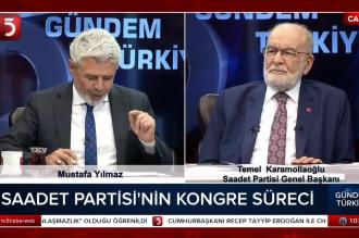 Saadet Partisi Genel Başkanı Temel Karamollaoğlu, başkanlığı bırakacağını açıkladı