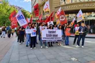 Eskişehir'de gençlik örgütleri 1 Mayıs tutuklamalarını protesto etti