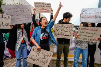 Tunus’ta Avrupa’nın mülteci politikası protesto edildi