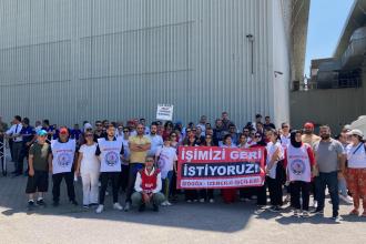 İZDOĞA işçileri işlerini geri istiyor