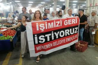 İşçilerden Menemen halkına dayanışma çağrısı