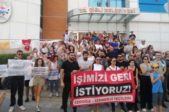 Bayramda Çiğli Belediyesinde direniş ve dayanışma