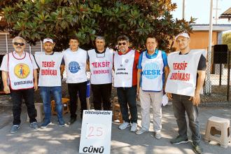 KESK Denizli işten atılan Filidea işçileri ziyaret etti