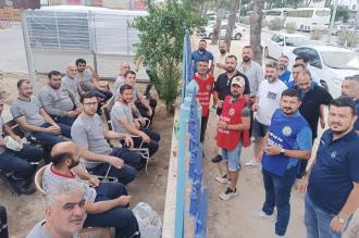 Petrol İş işe dönüş mücadelesi veren KLS işçilerini ziyaret etti