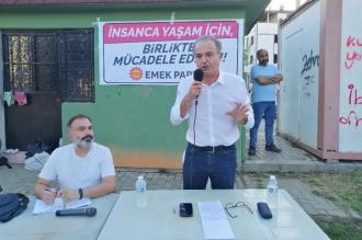 EMEP İstanbul Milletvekili İskender Bayhan: Bizi kurtaracak olan birliğimizdir