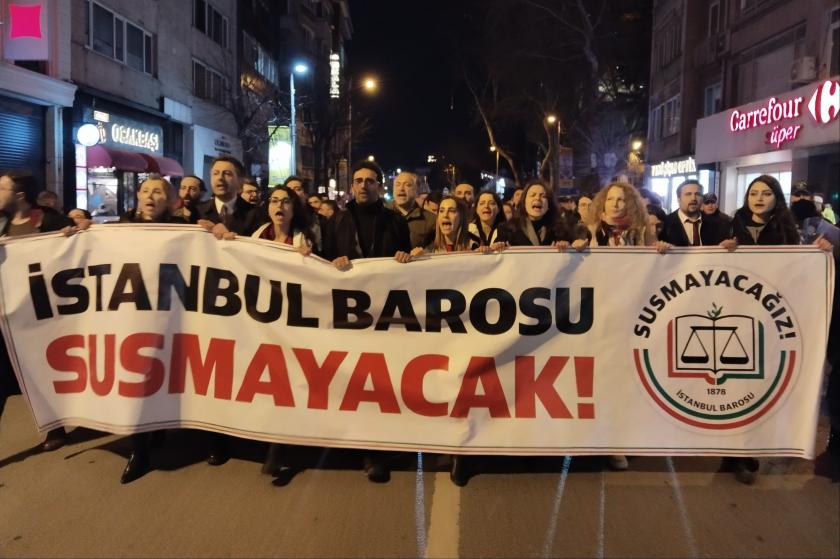 İstanbul Barosu yönetiminin görevden alınmasına karar verildi