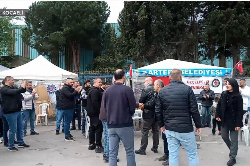 Emek Partisi Kocaeli İl Örgütünden Tezcan Galvaniz işçilerine bayram ziyareti