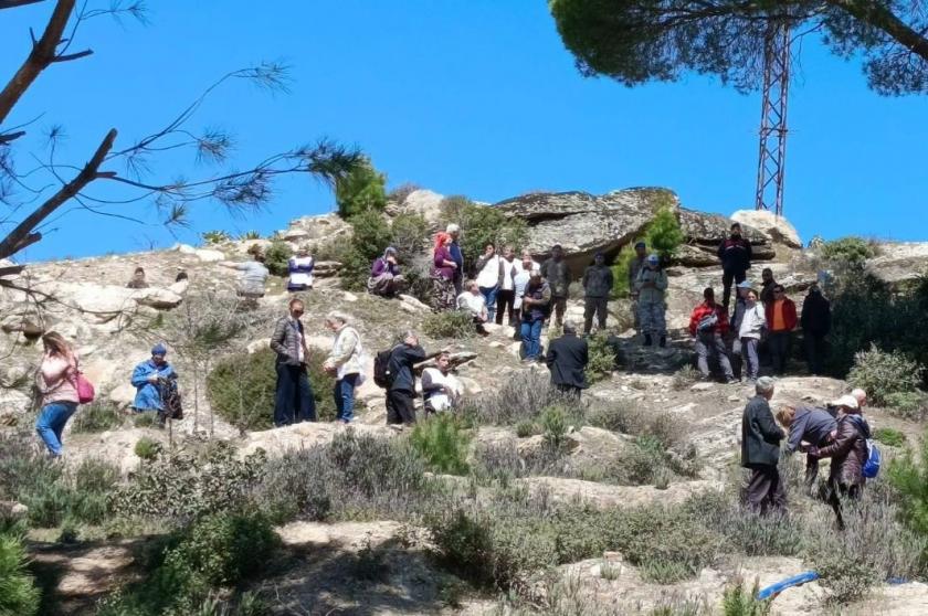 Madran Dağı’nda Eysim Madenciliğe karşı açılan davada keşif yapıldı