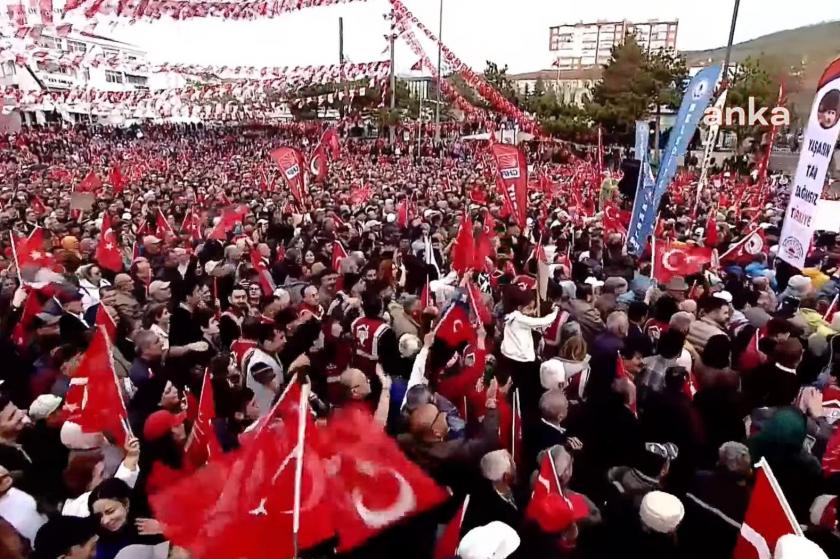 CHP'nin Yozgat mitinginde Özel'den Erdoğan'a: Geçmişin mağduru bugünün zalimisin