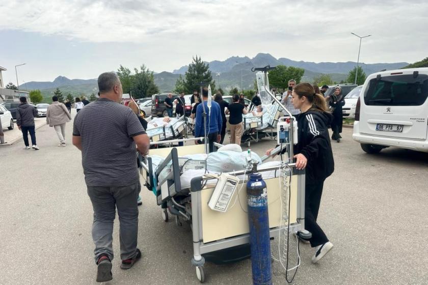 Dersim’de devlet hastanesinde yangın: Hastalar tahliye edildi