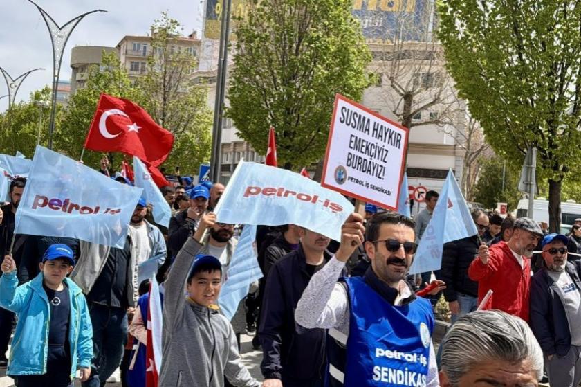 İç Anadolu'da işçiler, emekçiler 1 Mayıs kortejinde buluştu