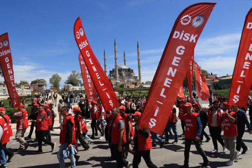 Edirne'de 1 Mayıs kutlandı