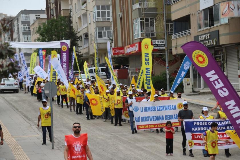 Bölge illerinde 1 Mayıs: Barış ve çözüm vurgusu yapıldı
