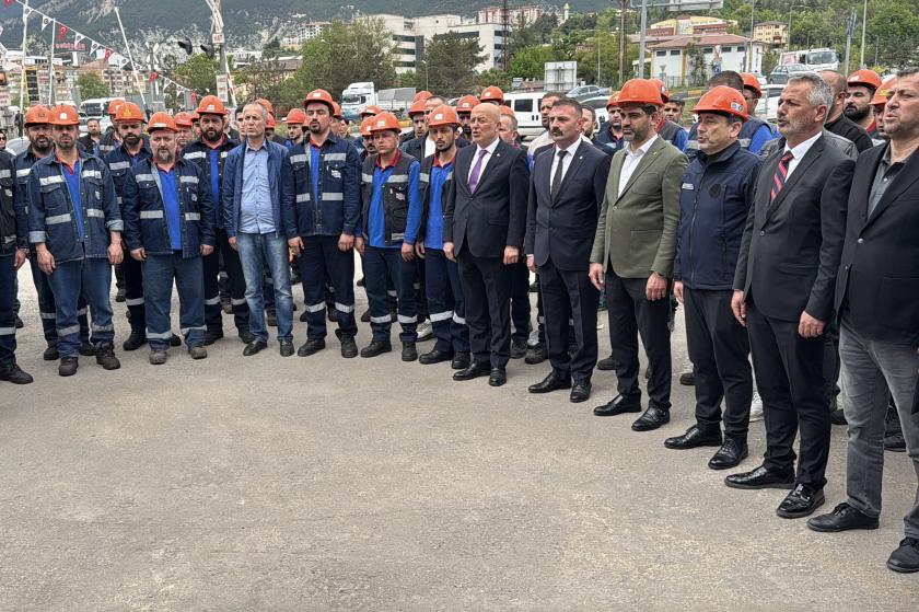 Karabük'te 1 Mayıs programı düzenlendi
