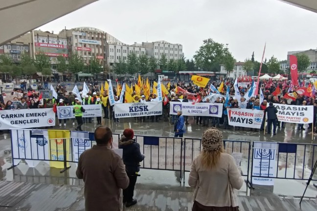 Sakarya'da 1 Mayıs kutlandı