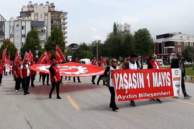 Aydın'da yurttaşlar 1 Mayıs'ı kutladı