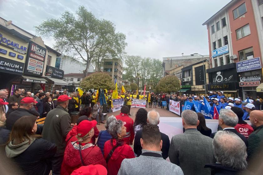 Çaycuma'da 1 Mayıs: Ekmek, adalet, barış ve demokrasi için…