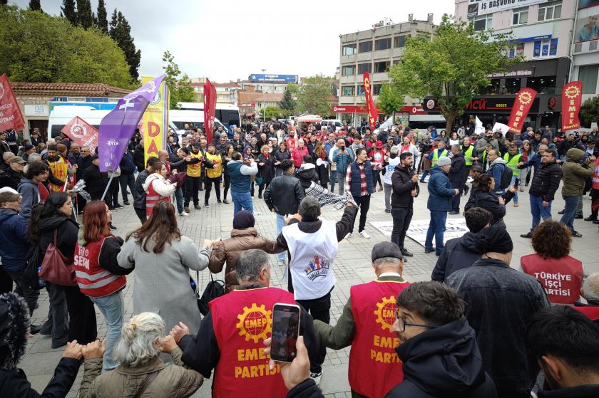 Gebze'den 1 Mayıs izlenimi: İşçiler, sendikalara rağmen alana çıktı