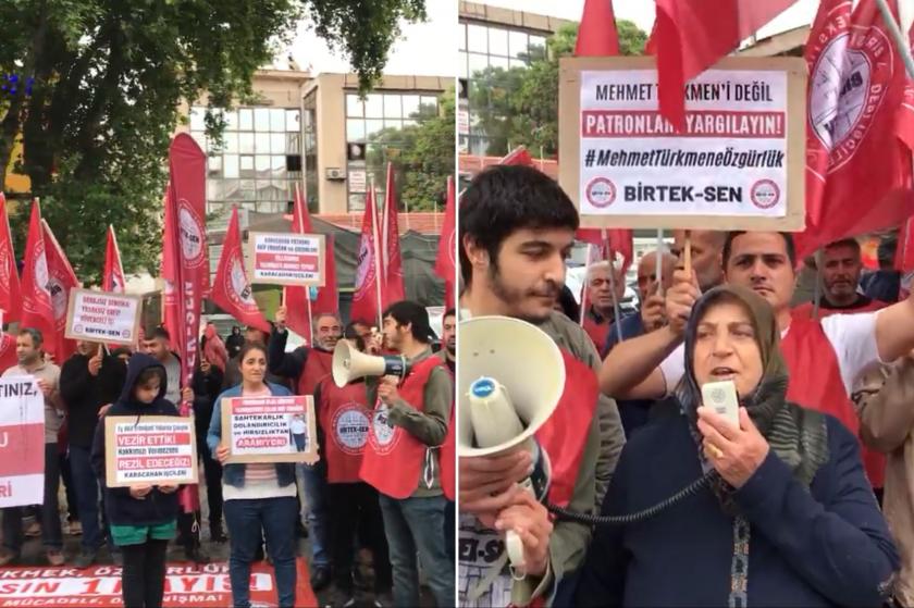 1 Mayıs'a katılamayan Mehmet Türkmen'in annesi Antep'ten seslendi