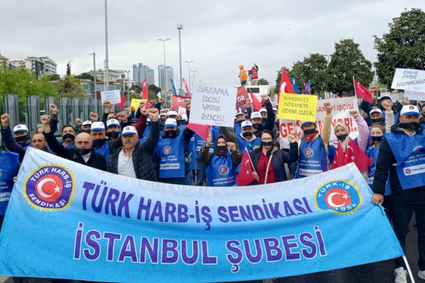 Türk Harb-İş Sendikası İstanbul Şubesi’nden “Sessiz Direniş”