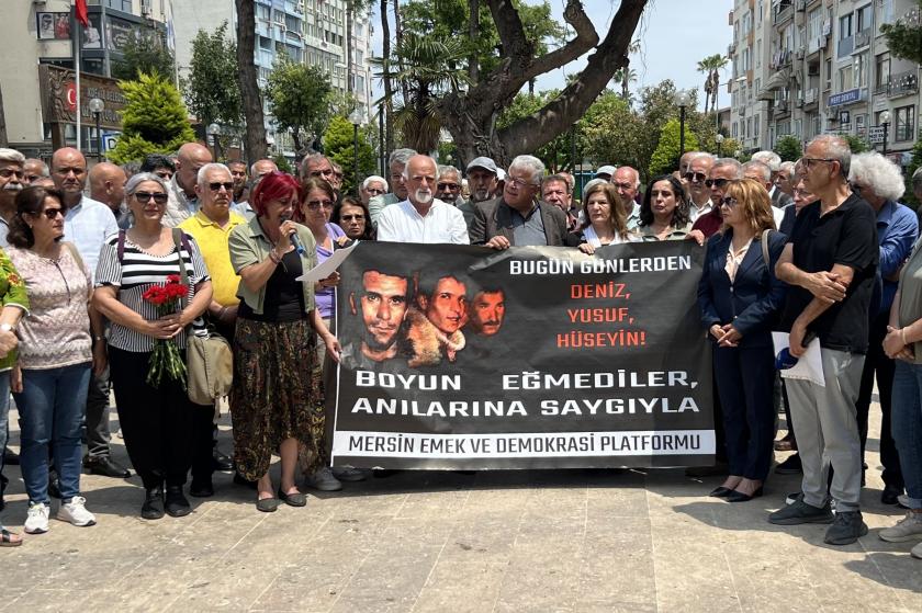 Denizler Mersin'de anıldı: "Boyun eğmediler, anılarına saygıyla"