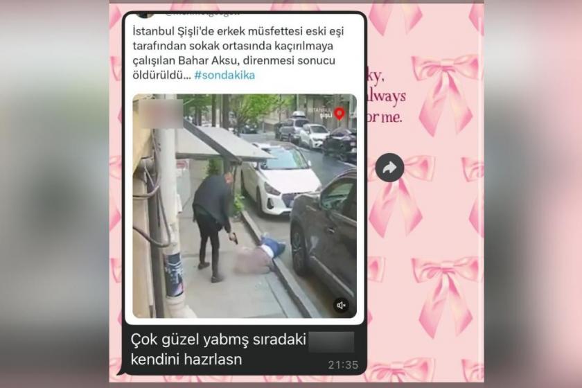 Katledilen Bahar Aksu’nun videosunu atarak, kızını ve eski eşini tehdit etti: Sıradaki kendini hazırlasın