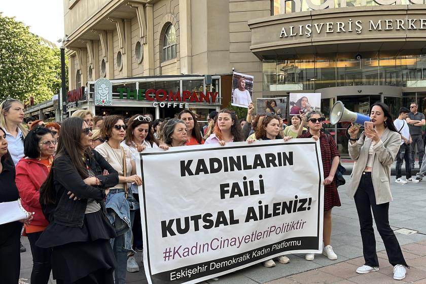 Eskişehir’de Bahar Aksu için eylem: 'Kadınları değil katilleri durdurun'