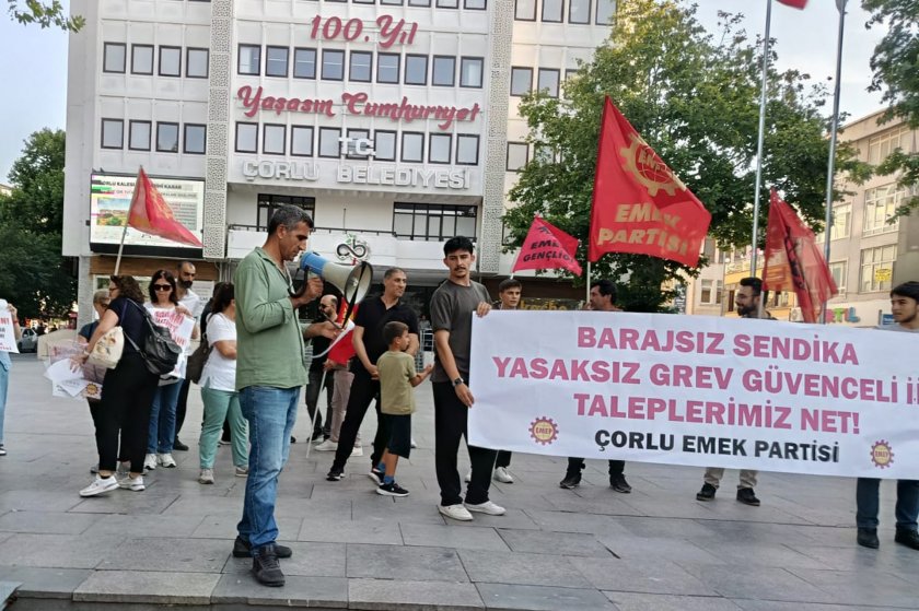 Emek Partisi Çorlu İlçe Örgütü: “İmzamıza sahip çıkıyoruz”