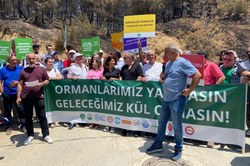 Bursa'da yangınlara ilişkin açıklama | Yaşam savunucuları: Geleceğimiz kül oluyor
