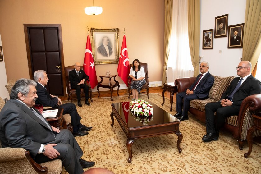 DEM Parti İmralı heyeti, Devlet Bahçeli ile görüştü: 'Ortak bir tutuma ihtiyaç var'