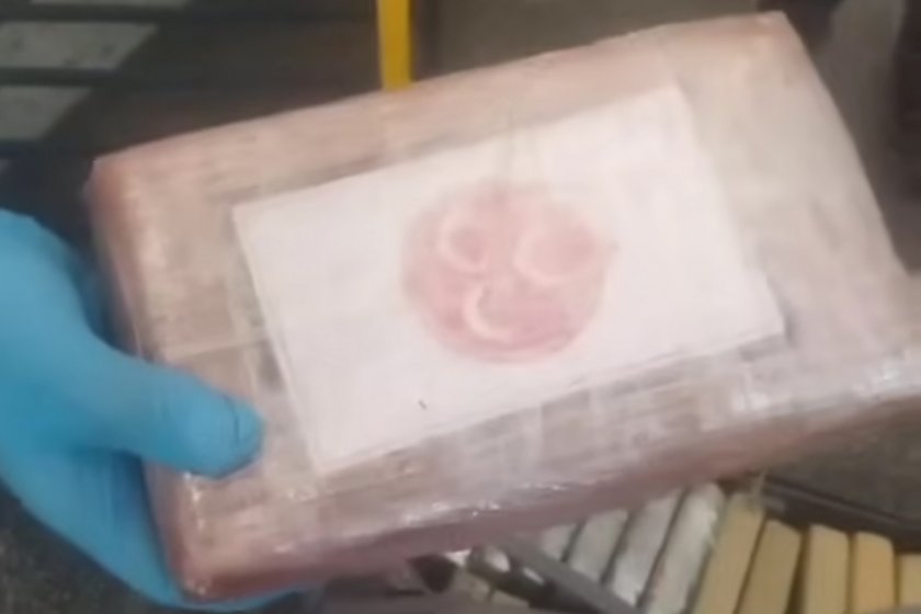 Elçilik aracından 206 kilo kokain, uyuşturucu paketlerinden üç hilal çıktı