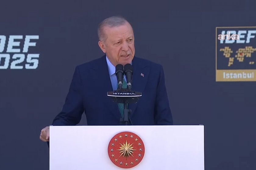 Soykırımın silah tedarikçilerinin ağırlandığı fuarda Erdoğan'dan Gazze hamaseti