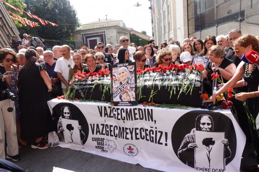 Emine Ocak, Galatasaray Meydanı’ndan uğurlandı: "Vazgeçmedin, vazgeçmeyeceğiz"