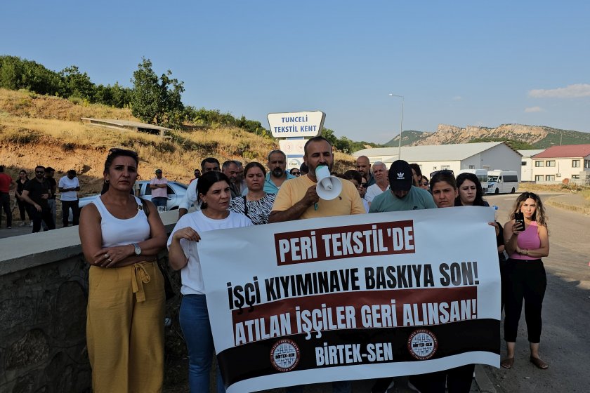 Dersim'de 17 işçi işten atıldı: Sendika müzakere çağrısında bulundu 