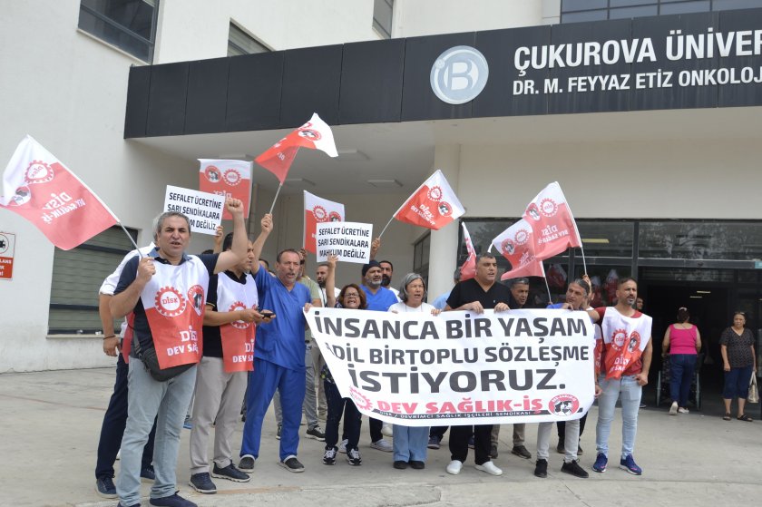 Balcalı Hastanesi işçileri: “Hanlar hamamlar değil, hakkımızı istiyoruz!”