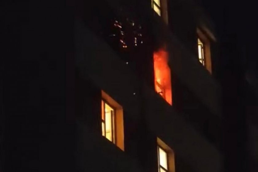 Bursa'da öğrenci yurdundaki yangın söndürüldü