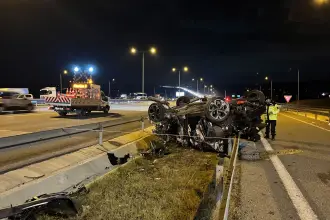Kuzey Marmara Otoyolu'nda otomobil ile cip çarpıştı: İki ölü, beş yaralı